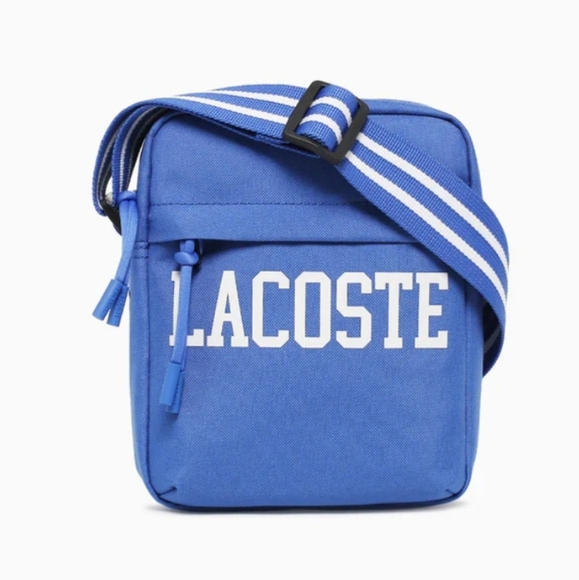 LACOSTE Crossbody Neococ Vertical Camera Bag Blue